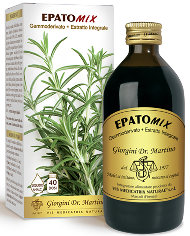 EPATOMIX GEMMODERIVATO + ESTRATTO INTEGRALE SENZA ALCOOL 200 ML - FarmaLucia