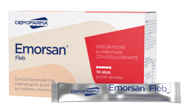 EMORSAN FLEB 14 STICK PACK DA 15 ML - FarmaLucia