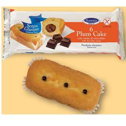 BONONIA PLUMCAKE CREMA CIOCCOLATO SENZA GLUTINE 6 X 45 G - FarmaLucia