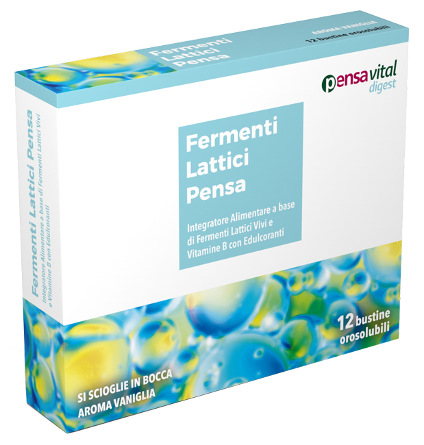 FERMENTI LATTICI VIVI E VITAMINE B 12 VANIGLIA BUSTINE OROSOLUBILI - FarmaLucia