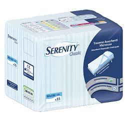 TRAVERSA SALVAMATERASSO PER INCONTINENZA SERENITY CLASSIC ALOE 80X180CM 15 PEZZI FARMABILITY - FarmaLucia