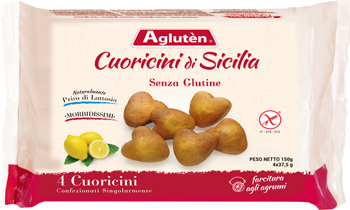 AGLUTEN CUORICINI DI SICILIA 4 X 37,5 G - FarmaLucia