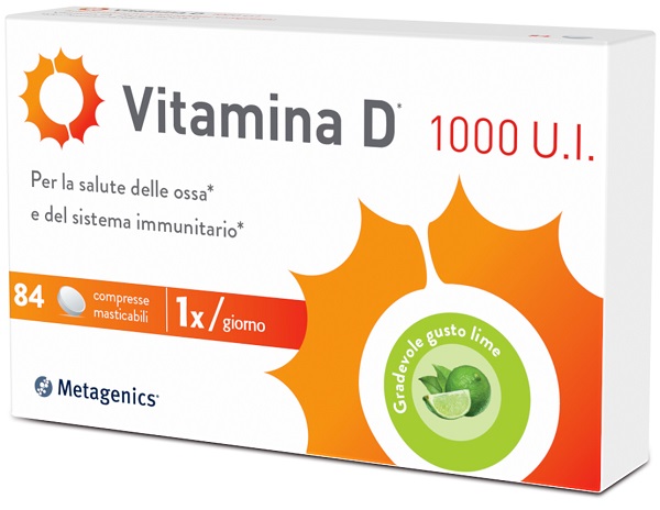 VITAMINA D 1000 UI 84 COMPRESSE MASTICABILI - FarmaLucia