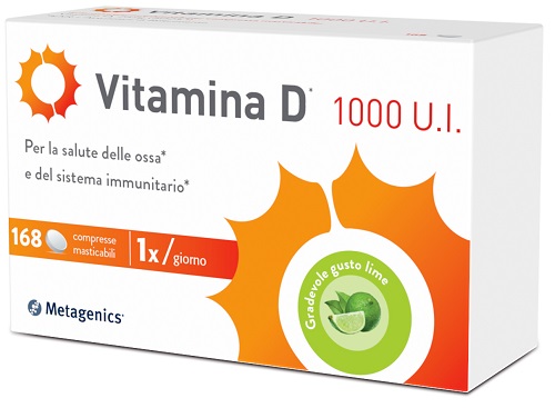 VITAMINA D 1000 UI 168 COMPRESSE MASTICABILI - FarmaLucia