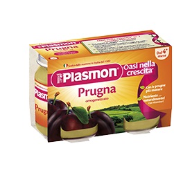 PLASMON OMOGENEIZZATO PRUGNA 2 X 104 G - FarmaLucia