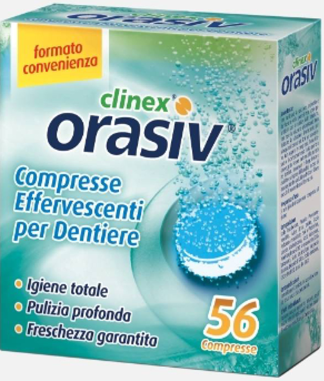 ORASIV CLINEX 56 COMPRESSE EFFERVESCENTI - FarmaLucia