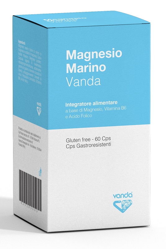 MAGNESIO MARINO VANDA 60 CAPSULE - FarmaLucia