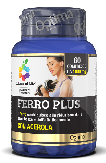 COLOURS OF LIFE FERRO PLUS 60 COMPRESSE 1000 MG - FarmaLucia