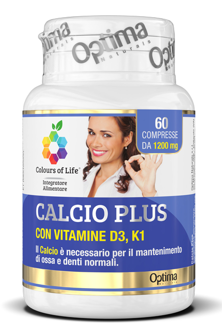 COLOURS OF LIFE CALCIO PLUS 60 COMPRESSE 1200 MG - FarmaLucia