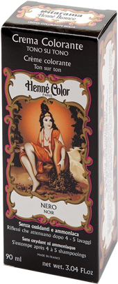 HENNE NUANCE NERO CREMA HENNE COLOR CREMA COLORANTE PRONTA ALL'USO - FarmaLucia