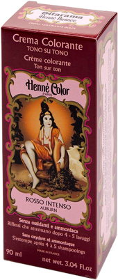 HENNE NUANCE AUBURN ROSSO INTENSO CREMA HENNE COLOR CREMA COLORANTE PRONTA ALL'USO - FarmaLucia