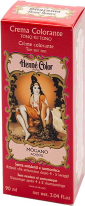 HENNE NUANCE ACAJOU ROSSO MOGANO CREMA HENNE COLOR CREMA COLORANTE PRONTA ALL'USO - FarmaLucia