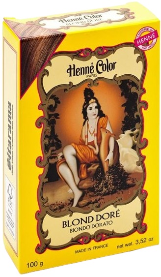 POLVERE HENNE BIONDO DORATO HENNE COLOR POLVERE VEGETALE COLORANTE RIFLESSANTE 100 G - FarmaLucia