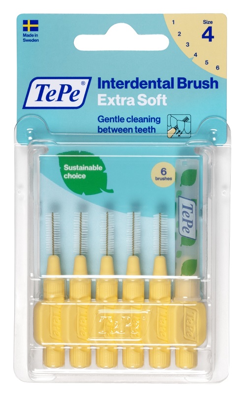 TEPE SCOVOLINO XSOFT GIALLO 0,7MM 6 PEZZI - FarmaLucia