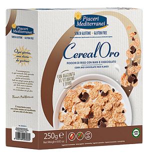 PIACERI MEDITERRANEI CEREALORO FIOCCHI RISO MAIS E CIOCCOLATO 250 G - FarmaLucia