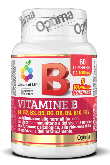 COLOURS OF LIFE VITAMINE B COMPLEX 60 COMPRESSE 1000 MG - FarmaLucia