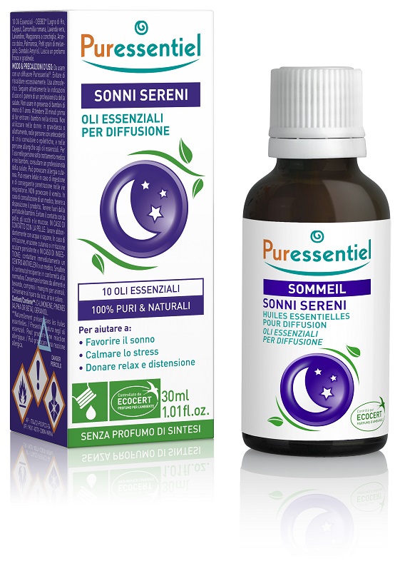 MISCELA SONNI SERENI OLI ESSENZIALI PER DIFFUSIONE 30 ML - FarmaLucia