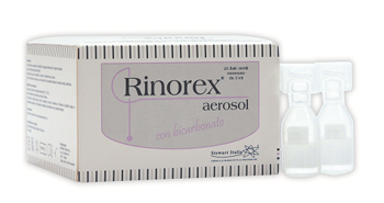 FIALA PER AEROSOL RINOREX BICARBONATO 25 FIALE 3 ML - FarmaLucia