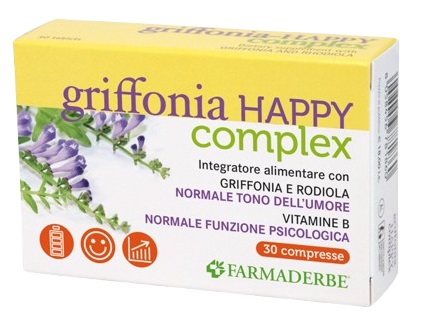 GRIFFONIA HAPPY COMPLEX 30 COMPRESSE - FarmaLucia