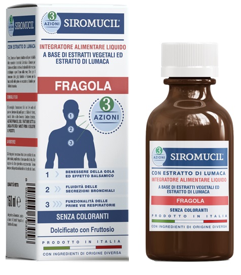 SIROMUCIL 3 AZIONI FRAGOLA 150 ML - FarmaLucia