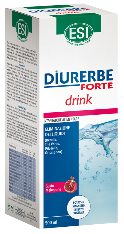 ESI DIURERBE FORTE DRINK MELOGRANO 500 ML - FarmaLucia