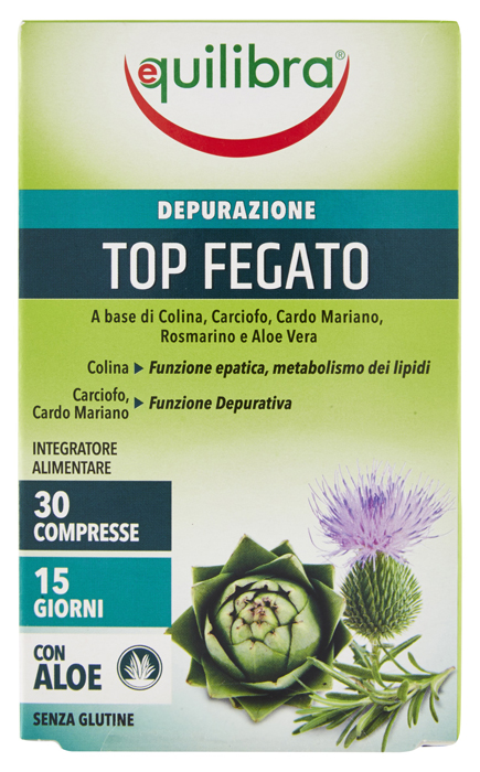TOP FEGATO CON ALOE 30 COMPRESSE - FarmaLucia