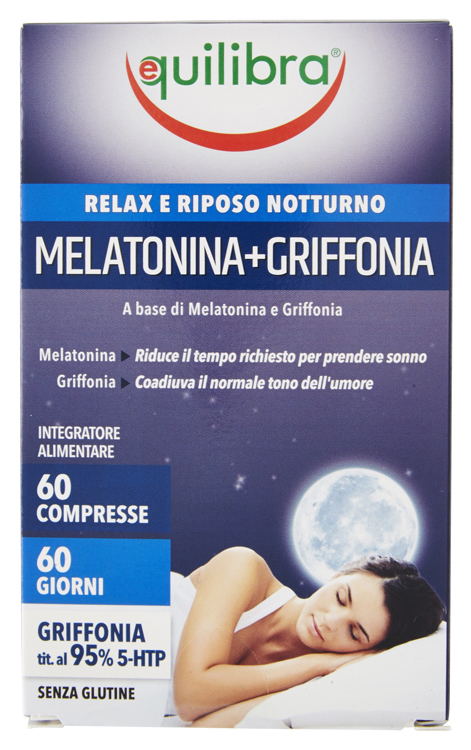MELATONINA + GRIFFONIA 60 COMPRESSE - FarmaLucia