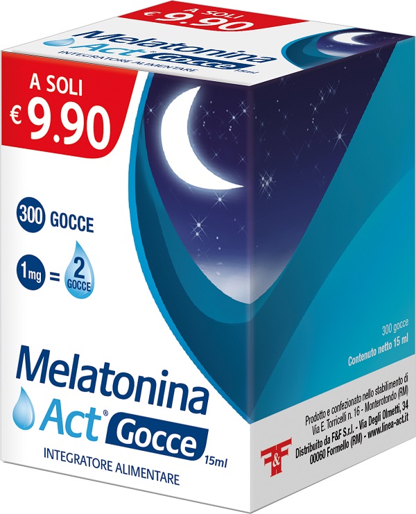 MELATONINA ACT GOCCE 15 ML - FarmaLucia