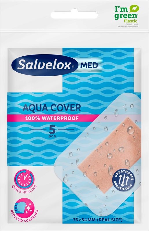 CEROTTO SALVELOX MED AQUA COVER 76X54MM 5 PEZZI - FarmaLucia
