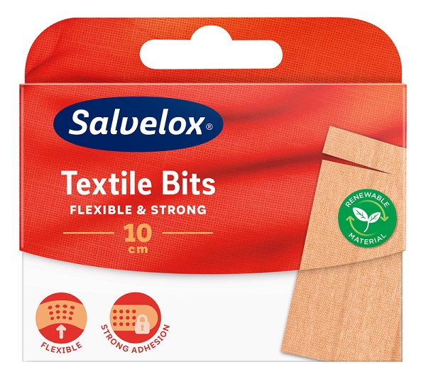 CEROTTO SALVELOX TEXTILE BITS 10CM 10 PEZZI - FarmaLucia