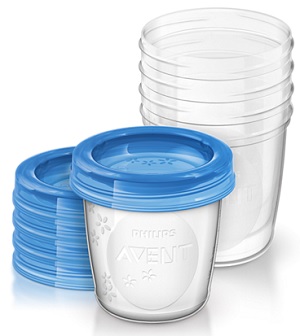 AVENT VASETTI VIA COPERCHIO 180 ML 5 PEZZI - FarmaLucia