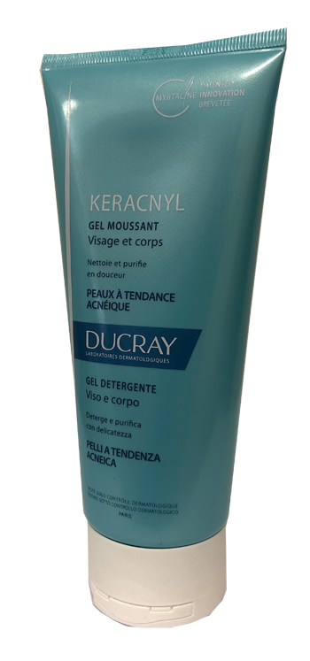KERACNYL GEL MOUSSANT VISO CORPO 200 ML - FarmaLucia