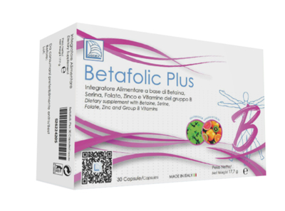BETAFOLIC PLUS 30 CAPSULE ASTUCCIO 18,6 G - FarmaLucia