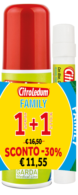 CITROLEDUM FAMILY KIT SPRAY 75 ML + STICK 10 ML - FarmaLucia