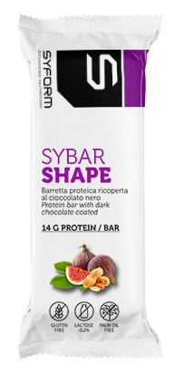 SYBAR SHAPE BARRETTA PROTEICA RICOPERTA FICHI/ARACHIDI 50 G - FarmaLucia