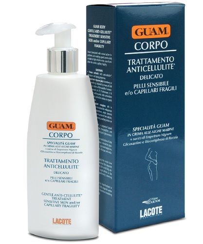 GUAM CREMA CORPO TRATTAMENTO ANTICELLULITE DELICATO PER PELLI SENSIBILI E O CAPILLARI FRAGILI 200 ML - FarmaLucia