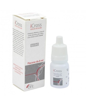 ICROSS GOCCE OCULARI SOLUZIONE OFTALMICA ACIDO IALURONICO CROSS-LINKATO 0,2% 8 ML - FarmaLucia