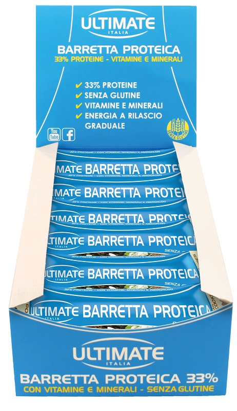 ULTIMATE BARRETTA PROTEICA GUSTO VANIGLIA E COOKIES 24 PEZZI - FarmaLucia