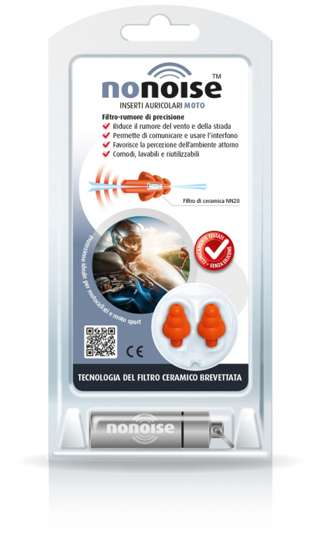 NONOISE MOTO INSERTO AURICOLARE 2 TAPPI - FarmaLucia