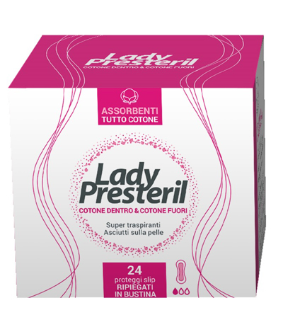 LADY PRESTERIL COTTON POWER PROTEGGI SLIP POCKET ANATOMICI RIPIEGATI PROMO 24 PEZZI - FarmaLucia