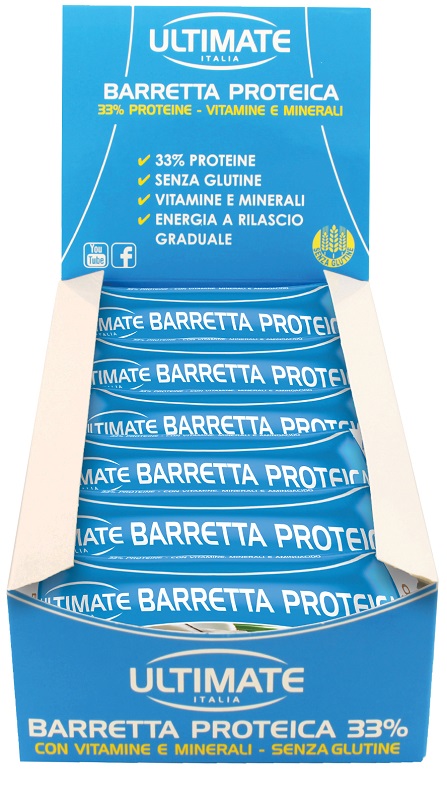 ULTIMATE BARRETTA PROTEICA GUSTO COCCO 24 PEZZI - FarmaLucia