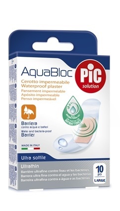 CEROTTO PIC AQUABLOC 25X72MM ANTIBATTERICO 10 PEZZI - FarmaLucia