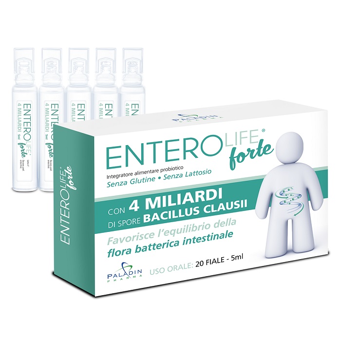 ENTEROLIFE FORTE 4 MILIARDI 20 FIALE DA 5 ML - FarmaLucia