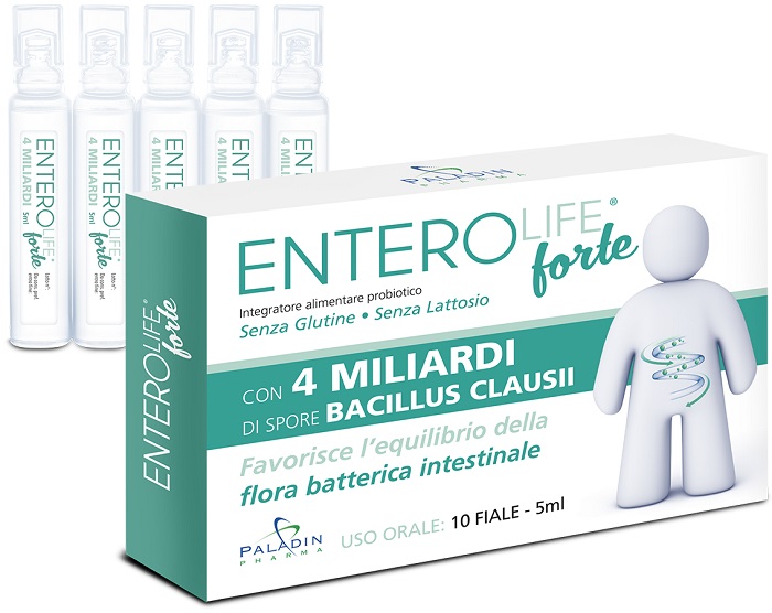 ENTEROLIFE FORTE 4 MILIARDI 10 FIALE DA 5 ML - FarmaLucia
