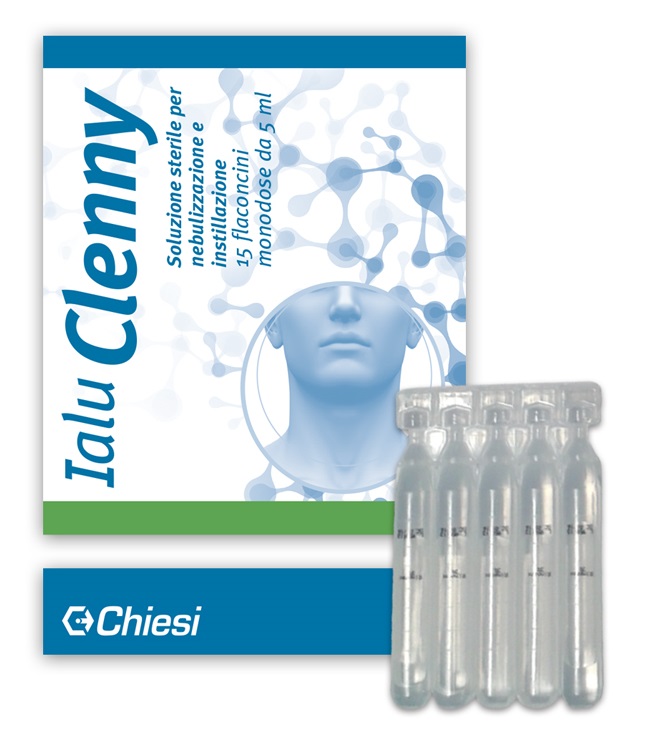 IALU CLENNY 15 FLACONCINI 5 ML SOLUZIONE STERILE PER NEBULIZZAZIONE E INSTILLAZIONE CON ACIDO IALURONICO - FarmaLucia