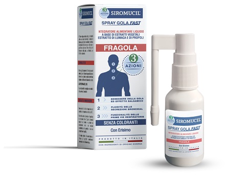 SIROMUCIL 3 AZIONI SPRAY GOLA FAST 15 ML - FarmaLucia
