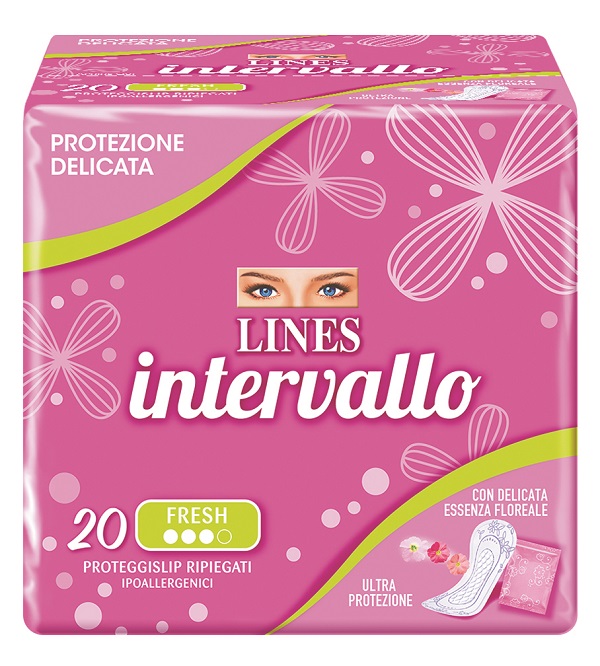 PROTEGGISLIP LINES INTERVALLO FRESH RIPIEGATO 20 PEZZI - FarmaLucia