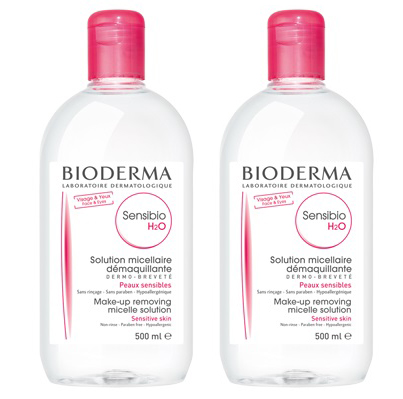 SENSIBIO H2O SOLUZIONE MICELLARE DETERTEGENTE 500ML + STRUCCANTE PELLE SENSIBILE 500 ML - FarmaLucia