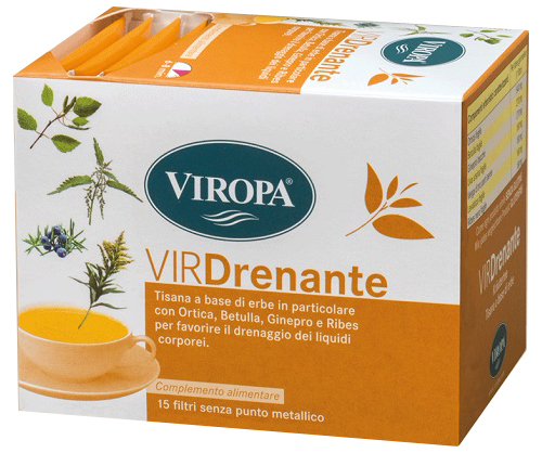 VIROPA DRENANTE TISANA 15 BUSTINE - FarmaLucia