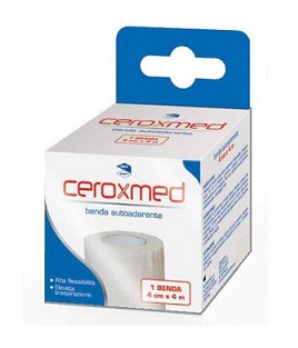 BENDA ELASTICA AUTOADERENTE CEROXMED 4 X 400 CM 1 PEZZO - FarmaLucia